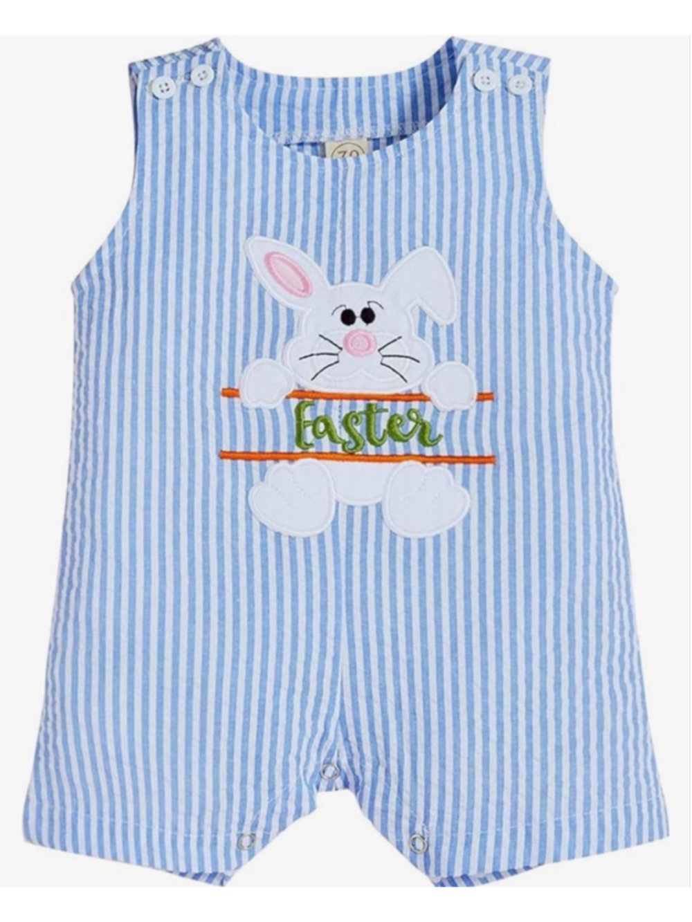 NEW Baby Girl Boy Easter Infant Bunny Pattern Romper 12-18M